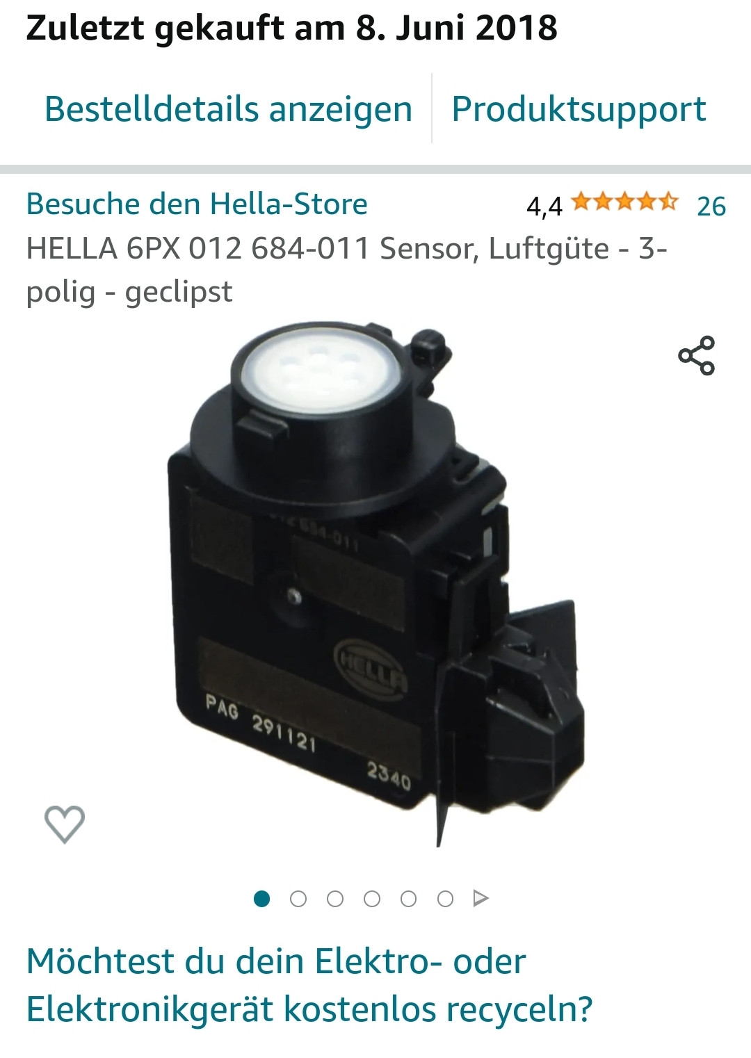 Leuchtweitenregulierung defekt!