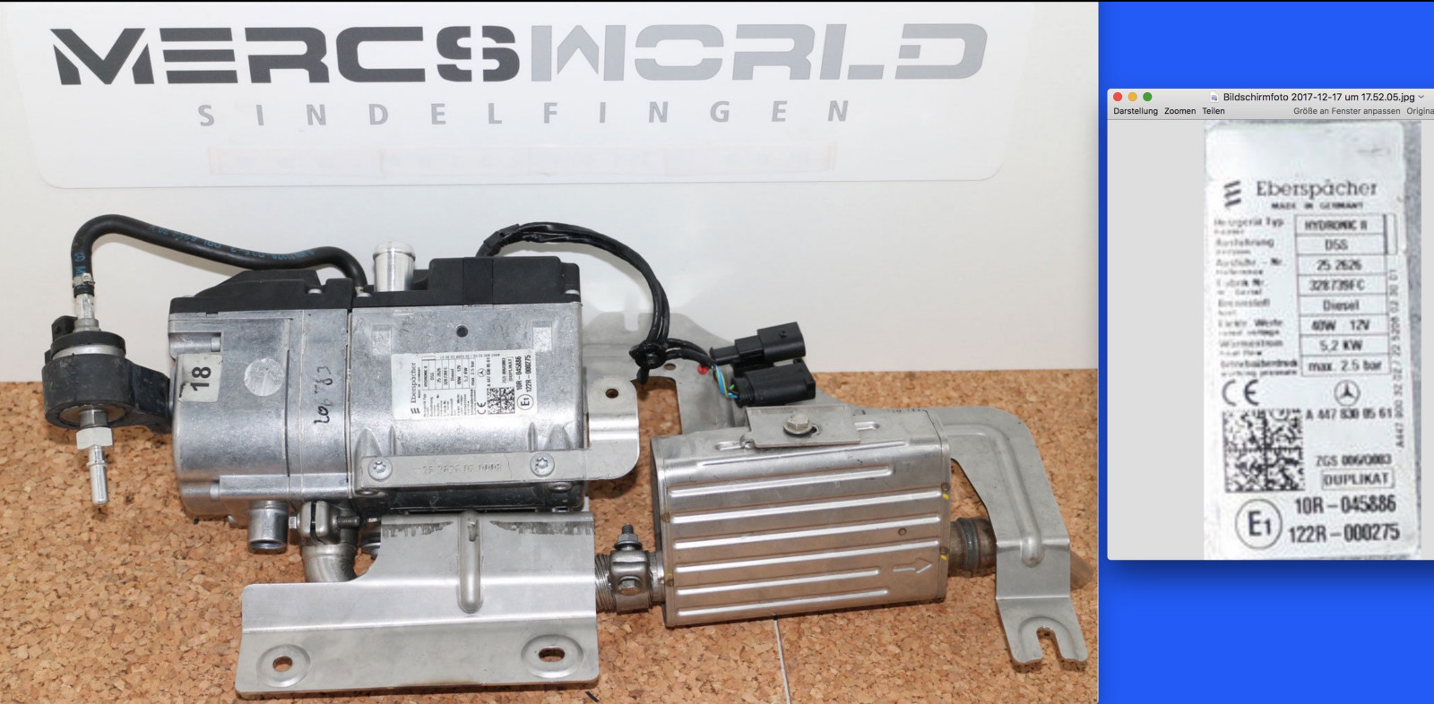 Komisches Verhalten Standheizung W447