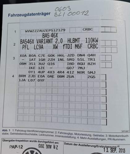 Fahrzeugdatenträger