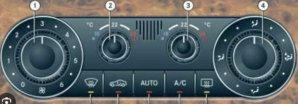 W203 Lüftung nur sehr heiß oder sehr kalt, Lufttemperatur dazwischen nicht einstellbar