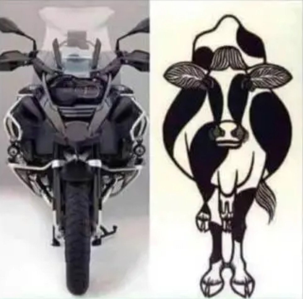 Vielleicht so: Ein Witzefred - um die Biker auf zu lockern