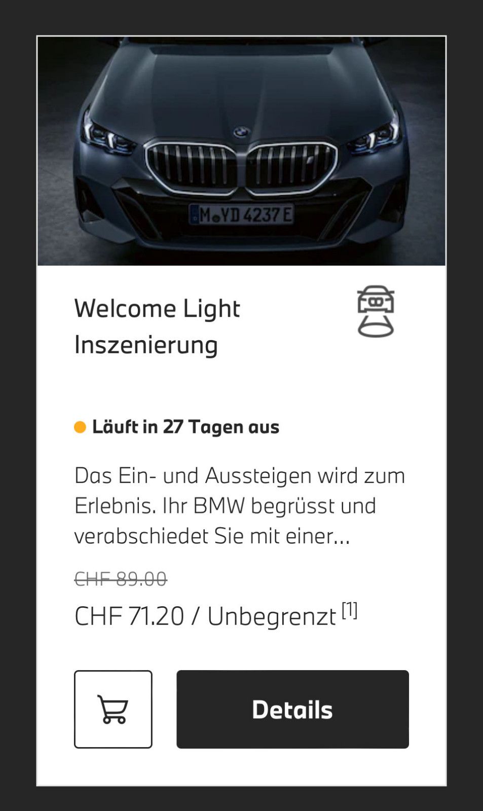 Welcome light Buchbar