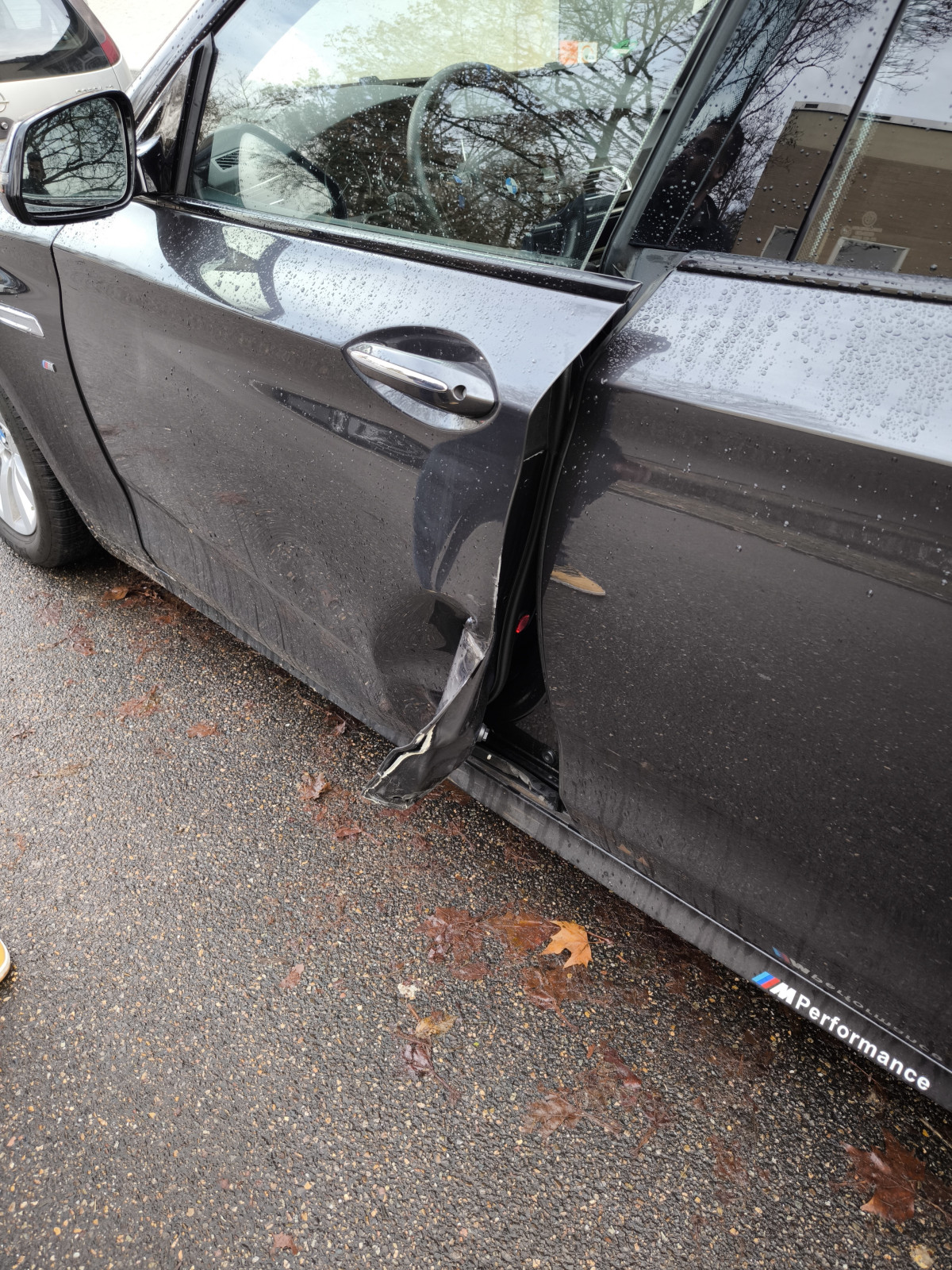 Verkehrsunfall, wer hat schuld Kollision gegen Autotür?