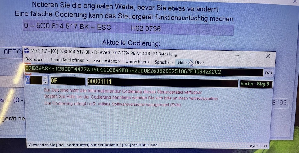 Lane Assist - Trafficjam Assist - Emergency Assist codieren