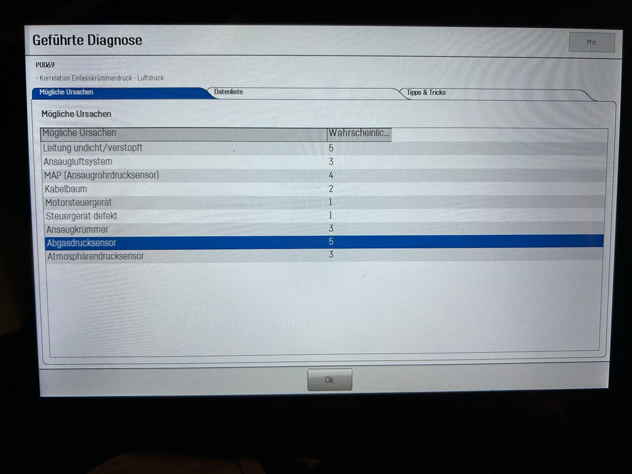 Motor Bitte Service!