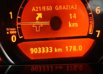 Der Gentleman auf dem Weg zu 1 Million Kilometer