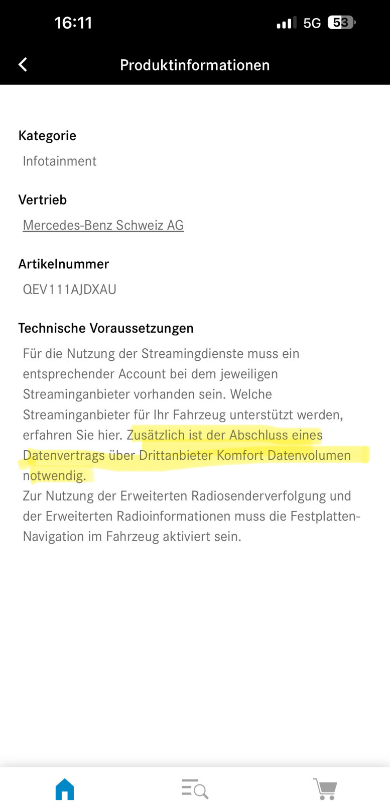 Neuer Dienst: Entertainment Paket