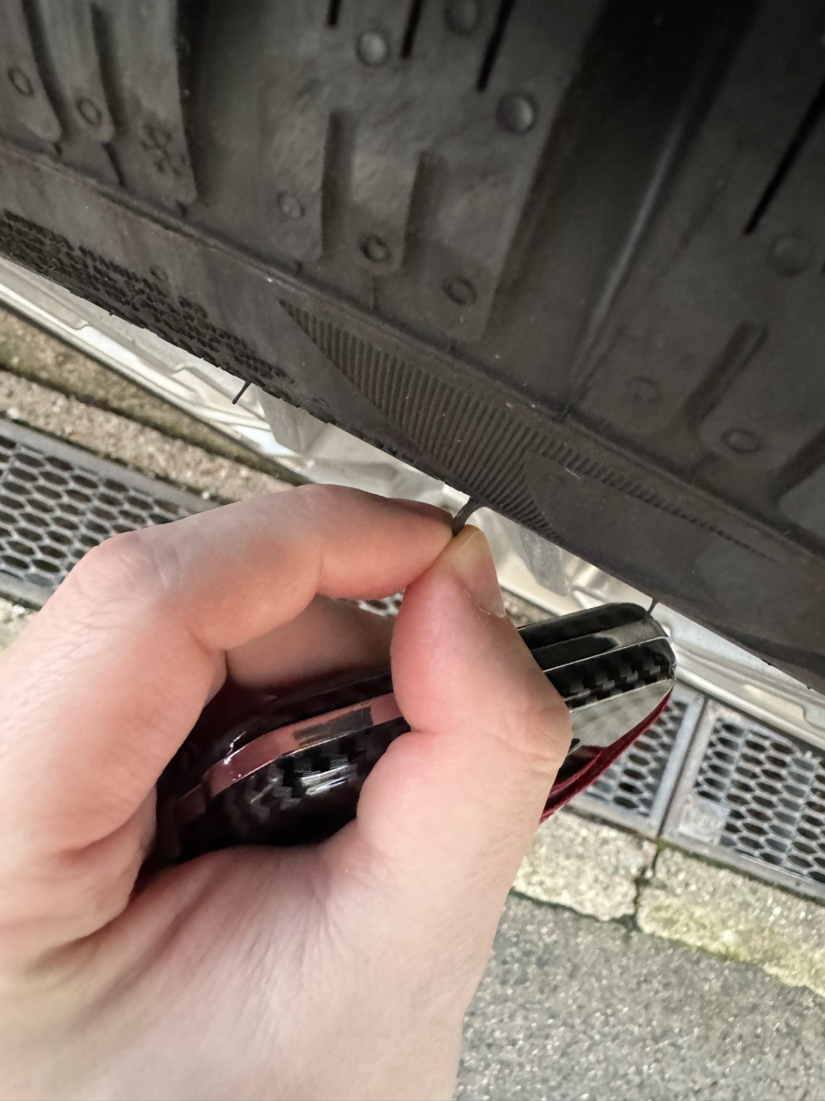 Reifen Bordsteinschaden