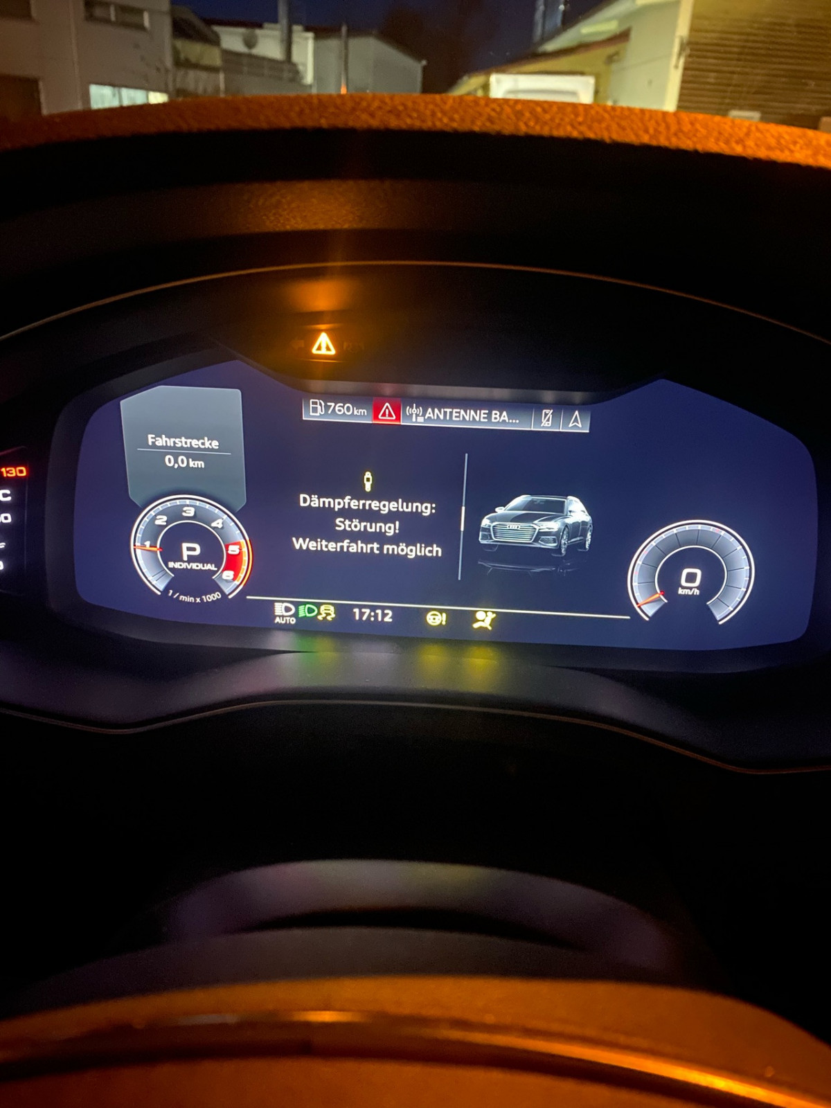 55TFSI Antrieb Störung Motordrehzahl max. 2500 1/min