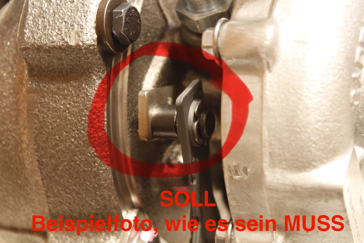 Ladedrucksteller auseinander nach AGR-Kühler-Defekt