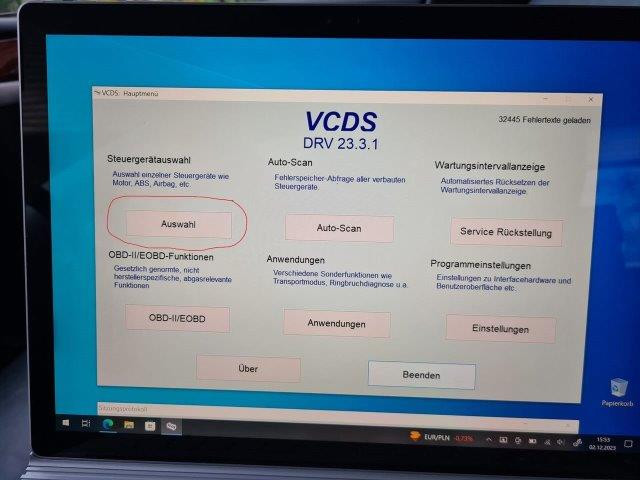Batterie richtig codiert?