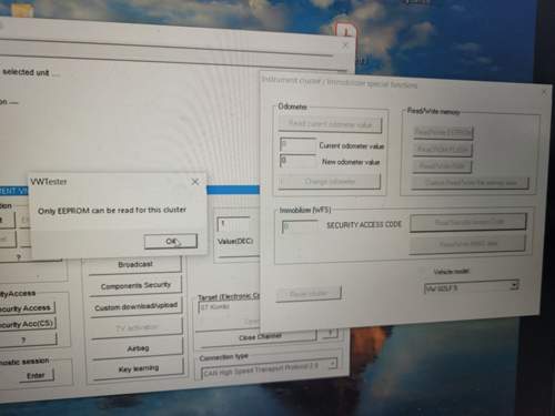 Golf V Vag k + can commander 3.6