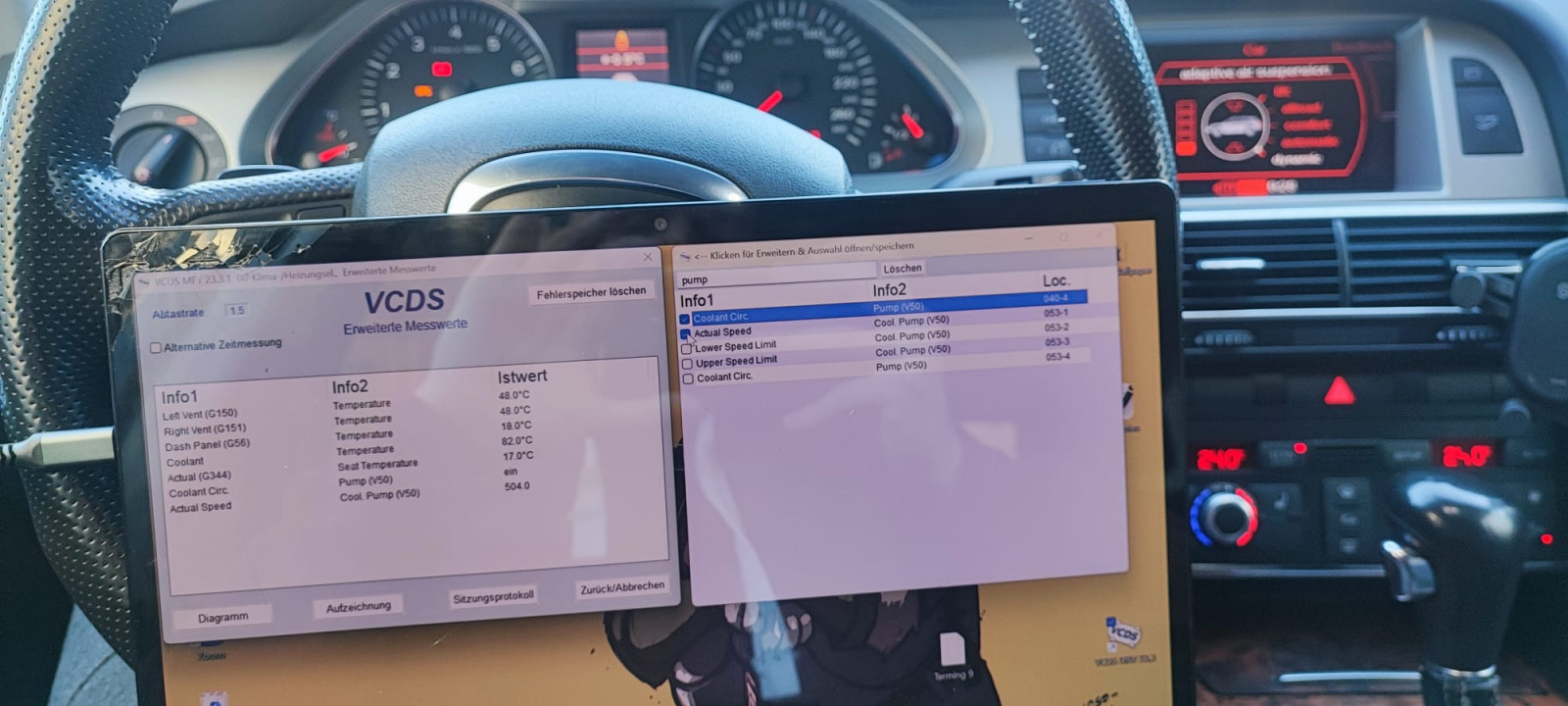 Audi A6 4F Heizungs Problem