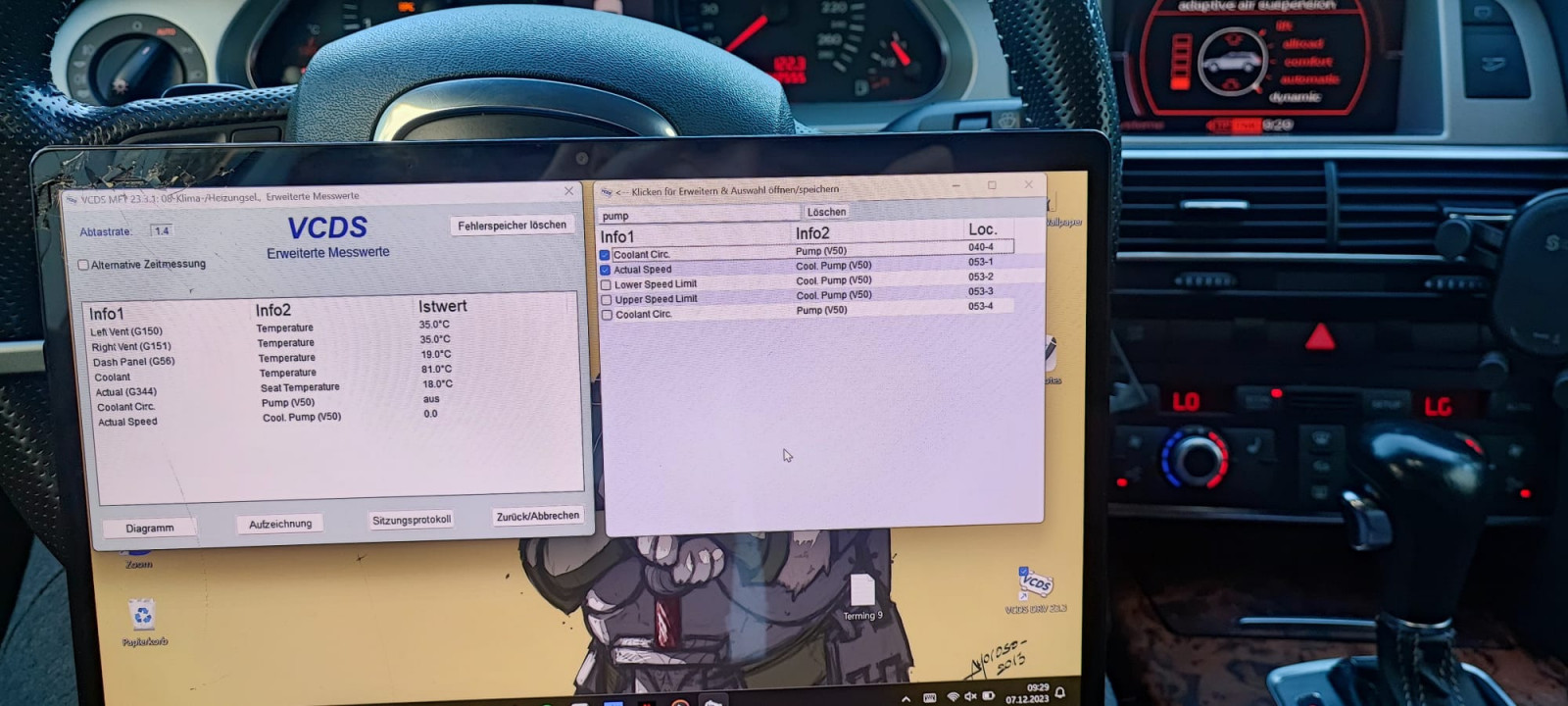 Audi A6 4F Heizungs Problem