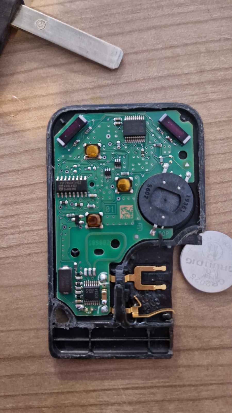 Renault Scenic 2 Keycard Platine Bezeichnungen