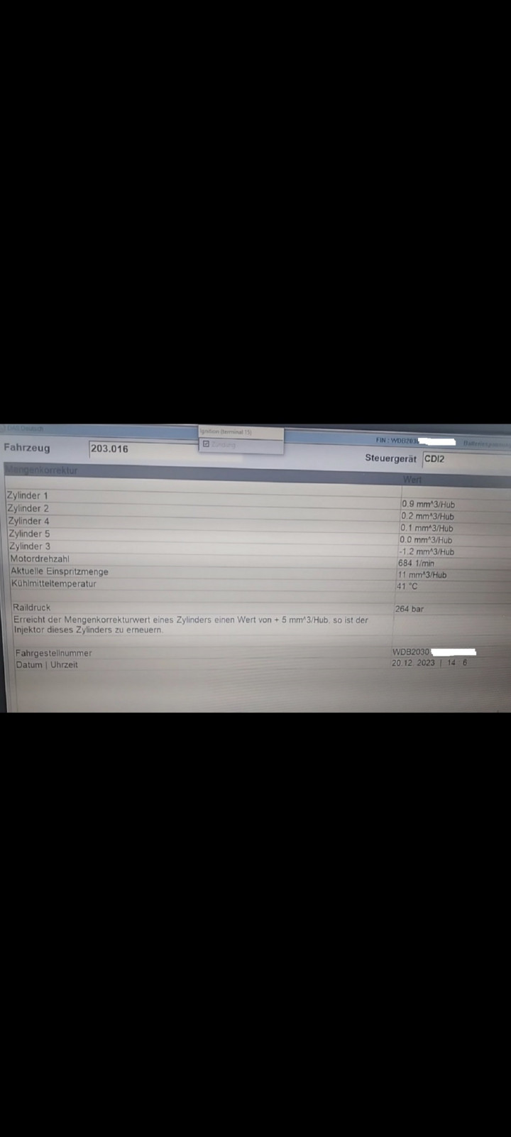 270 cdi startet nicht