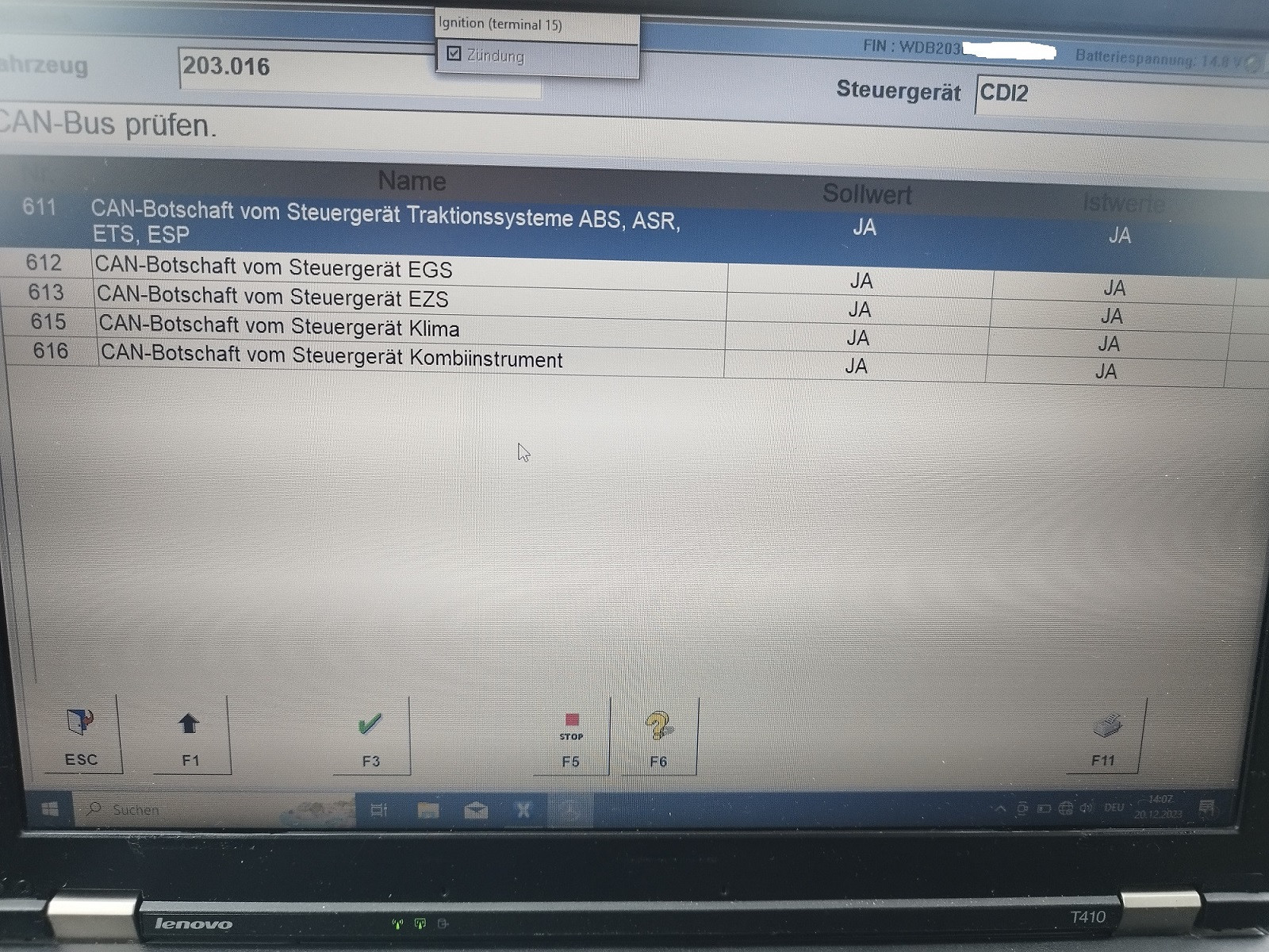 270 cdi startet nicht