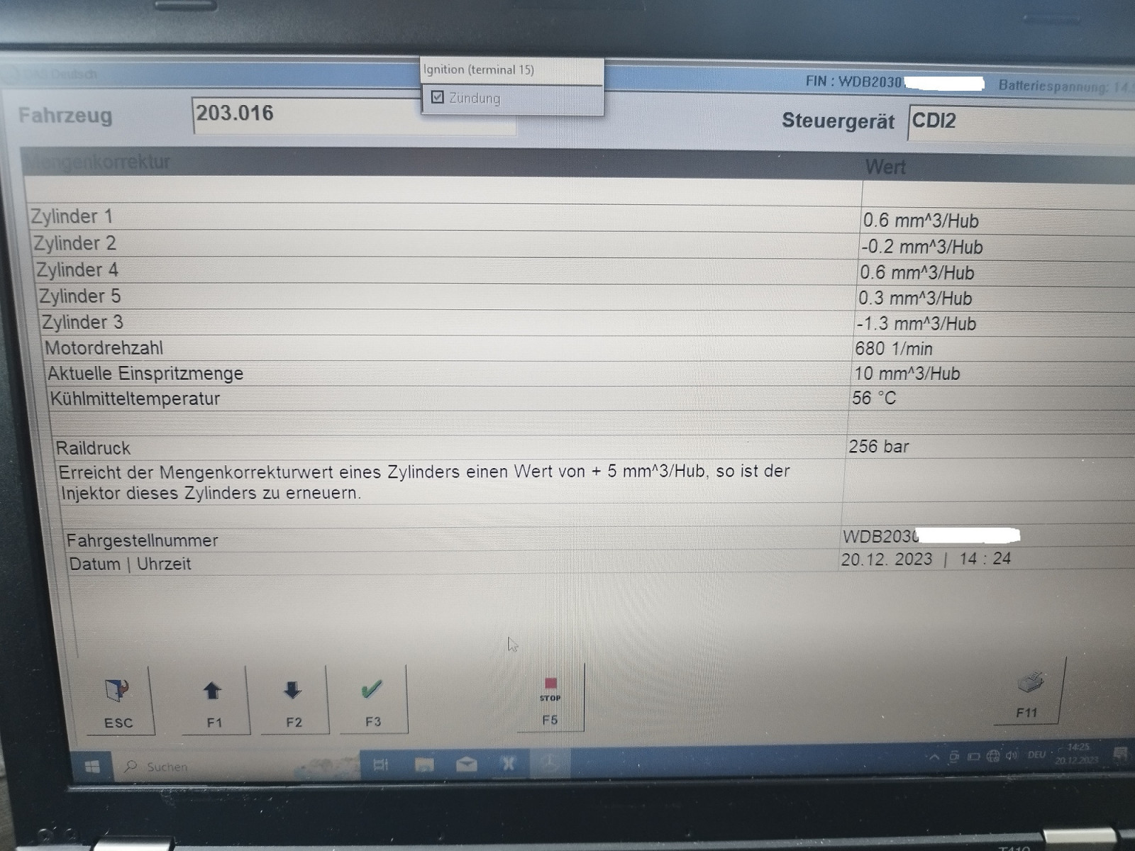 270 cdi startet nicht