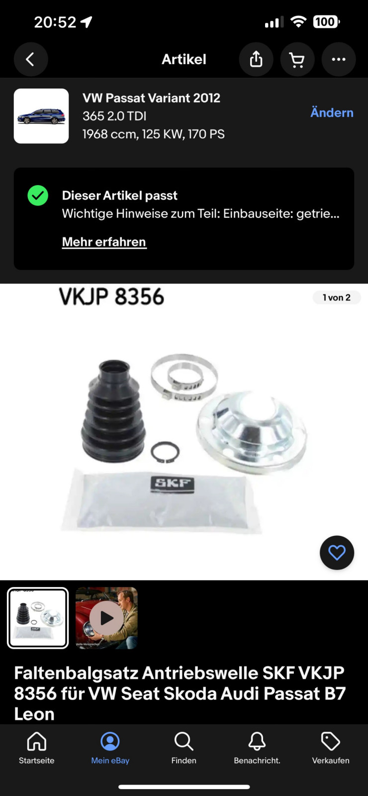 Fahrwerk und Ersatzteile gesucht