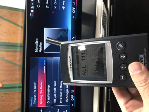 Schalldruck/Frequenzverteilung