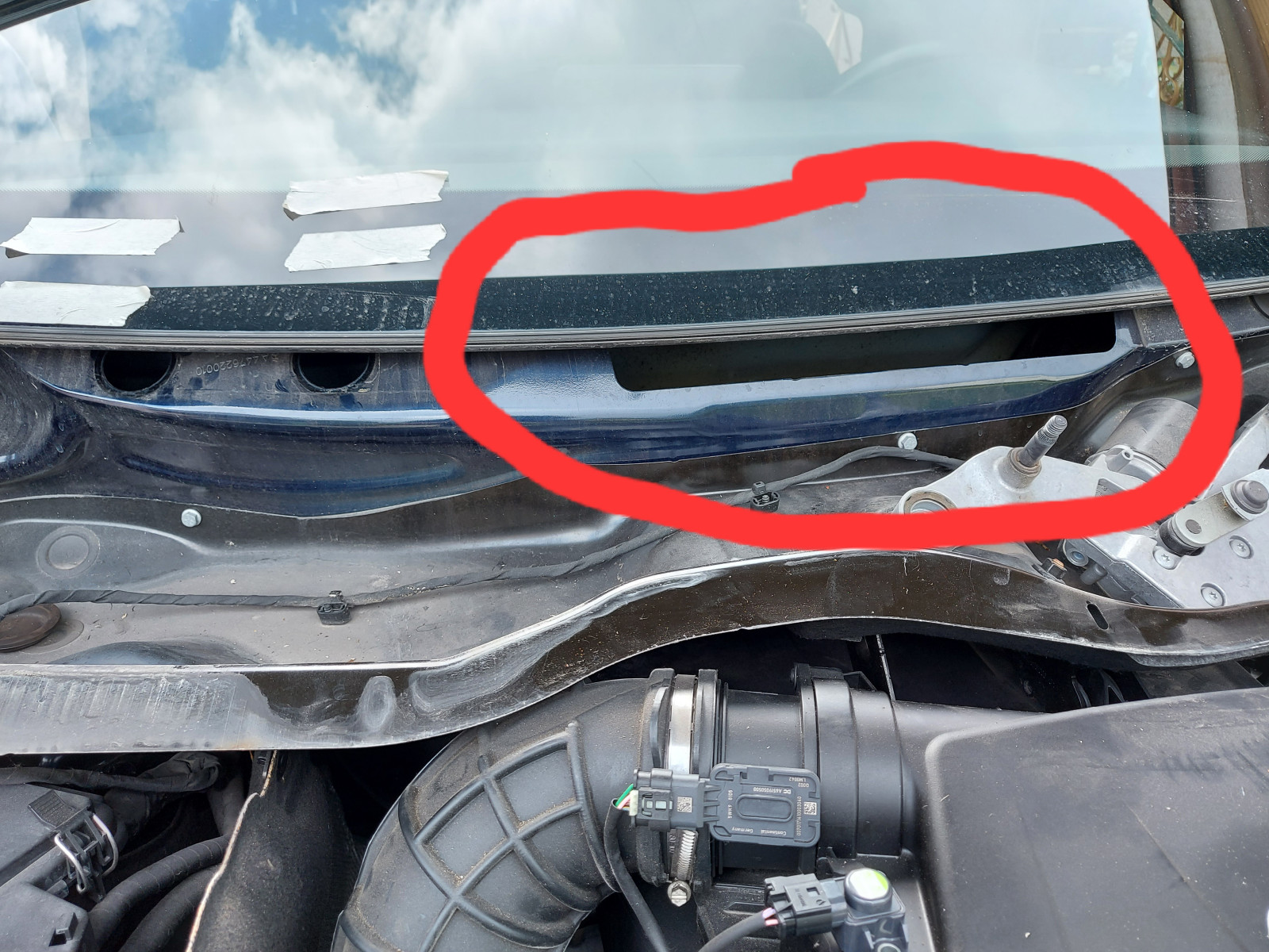 Surrgeräusche Belüftung aus dem Motorraum