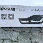 VLAND Rücklichter für BMW M4 4er Coupé/Cabriolet F32 F33 F82 F83 2013-2020 & 4 Gran Coupé F36 14-2