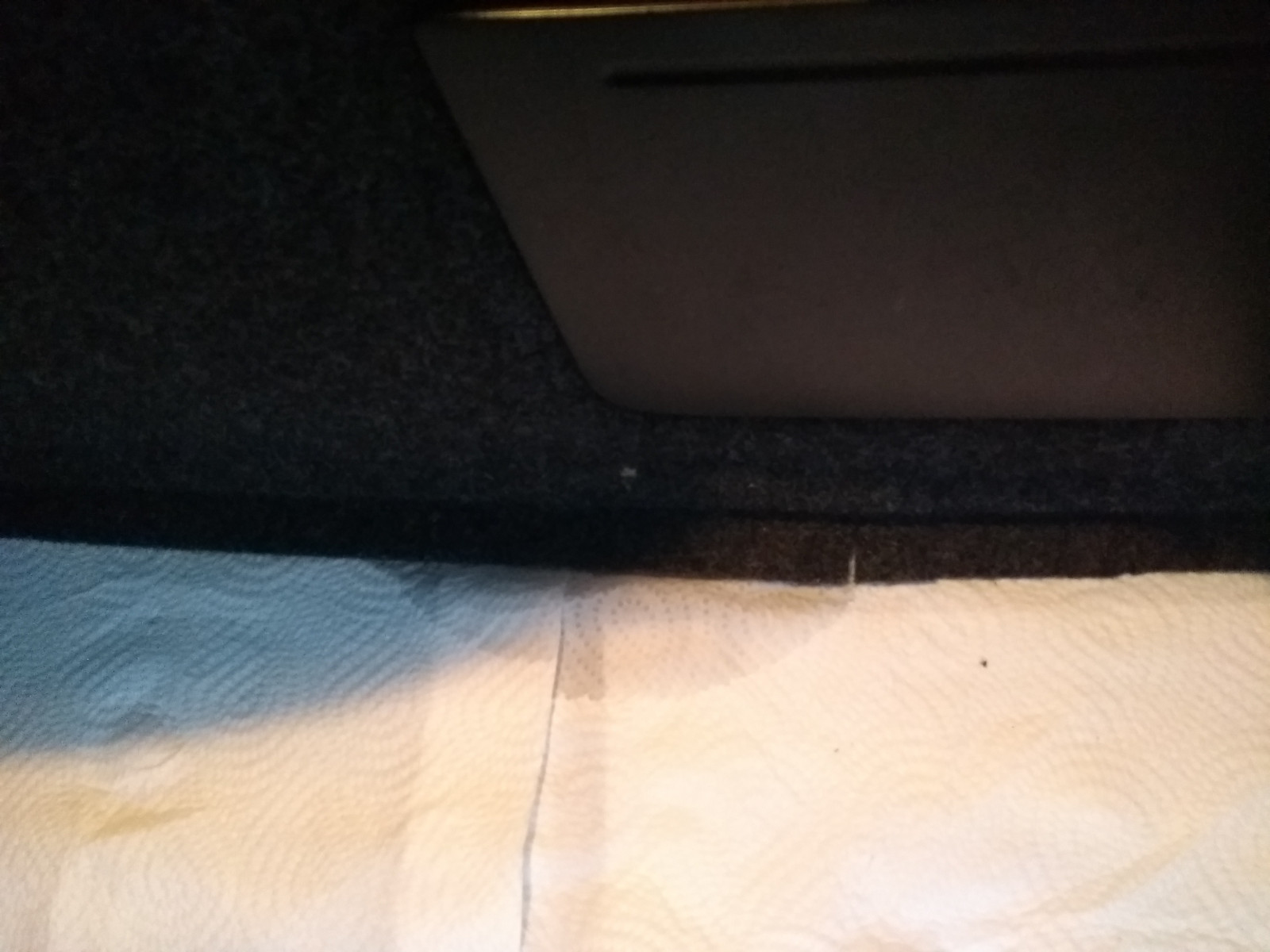 Wasser im Kofferraum