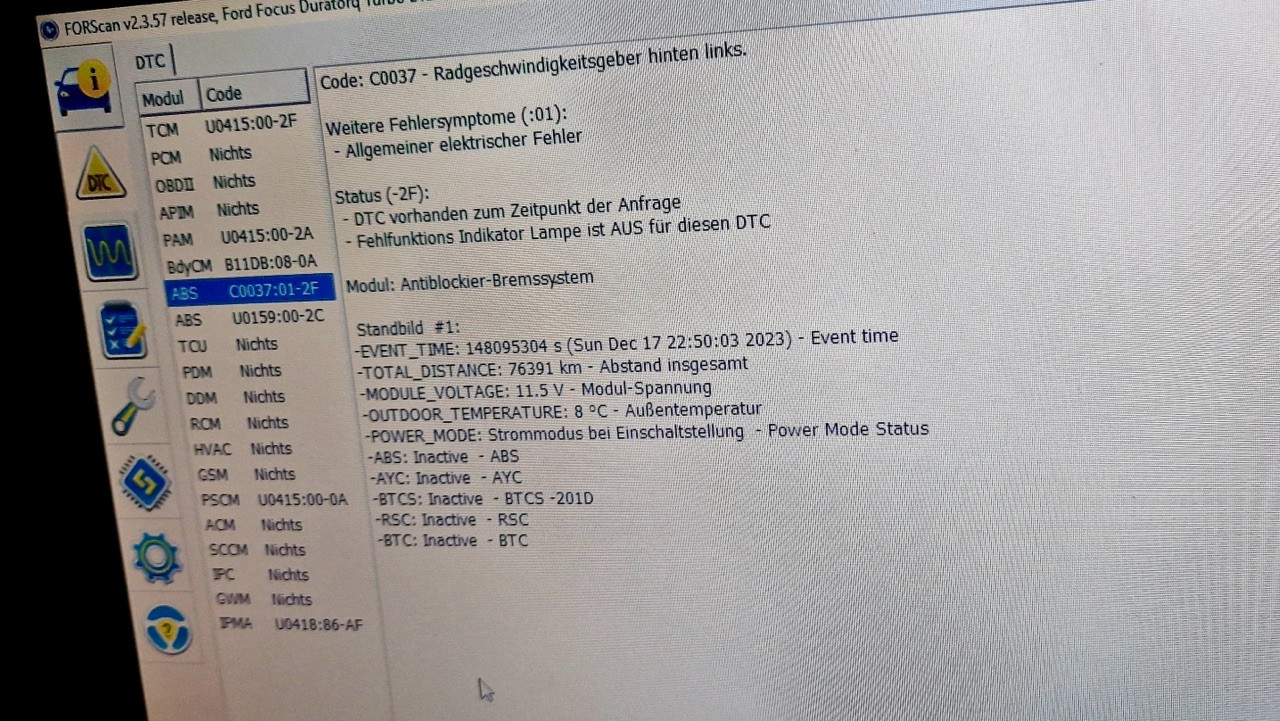 Fehlermeldungen nach Batterie Laden