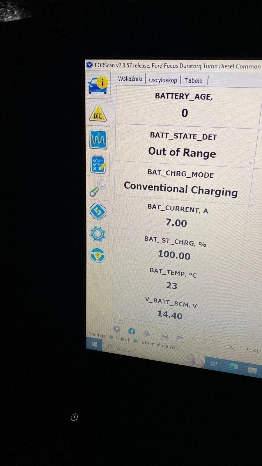 Fehlermeldungen nach Batterie Laden