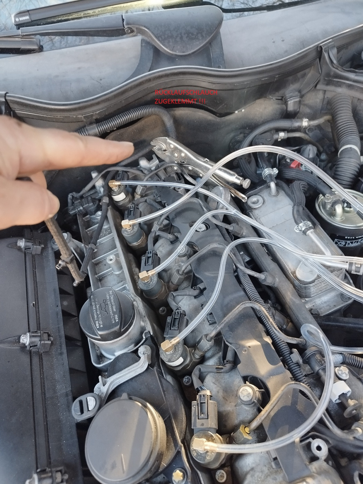 W203 C270 cdi 05/2001 kommt kein Strom an Tankpumpe!