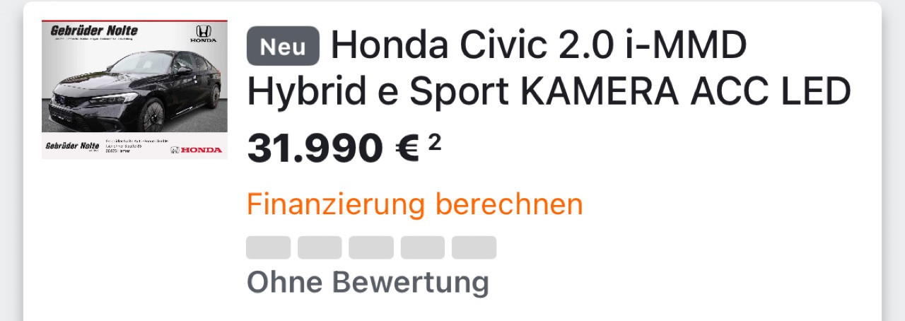 Preise, Ausstattung und Liefersituation