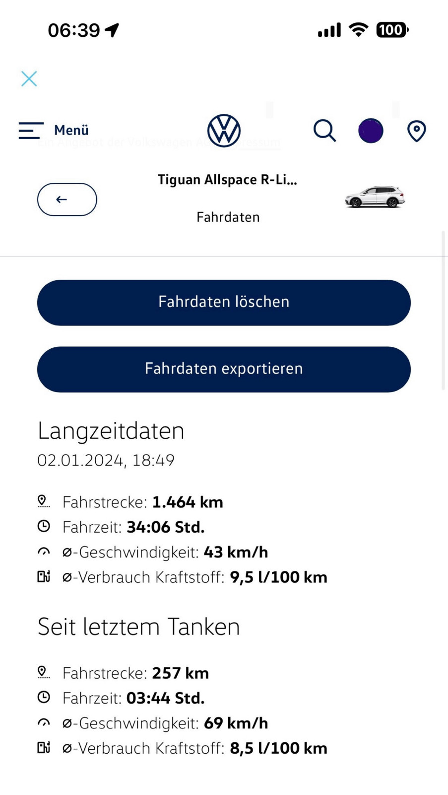 Tiguan Allspace Facelift Auslieferungen