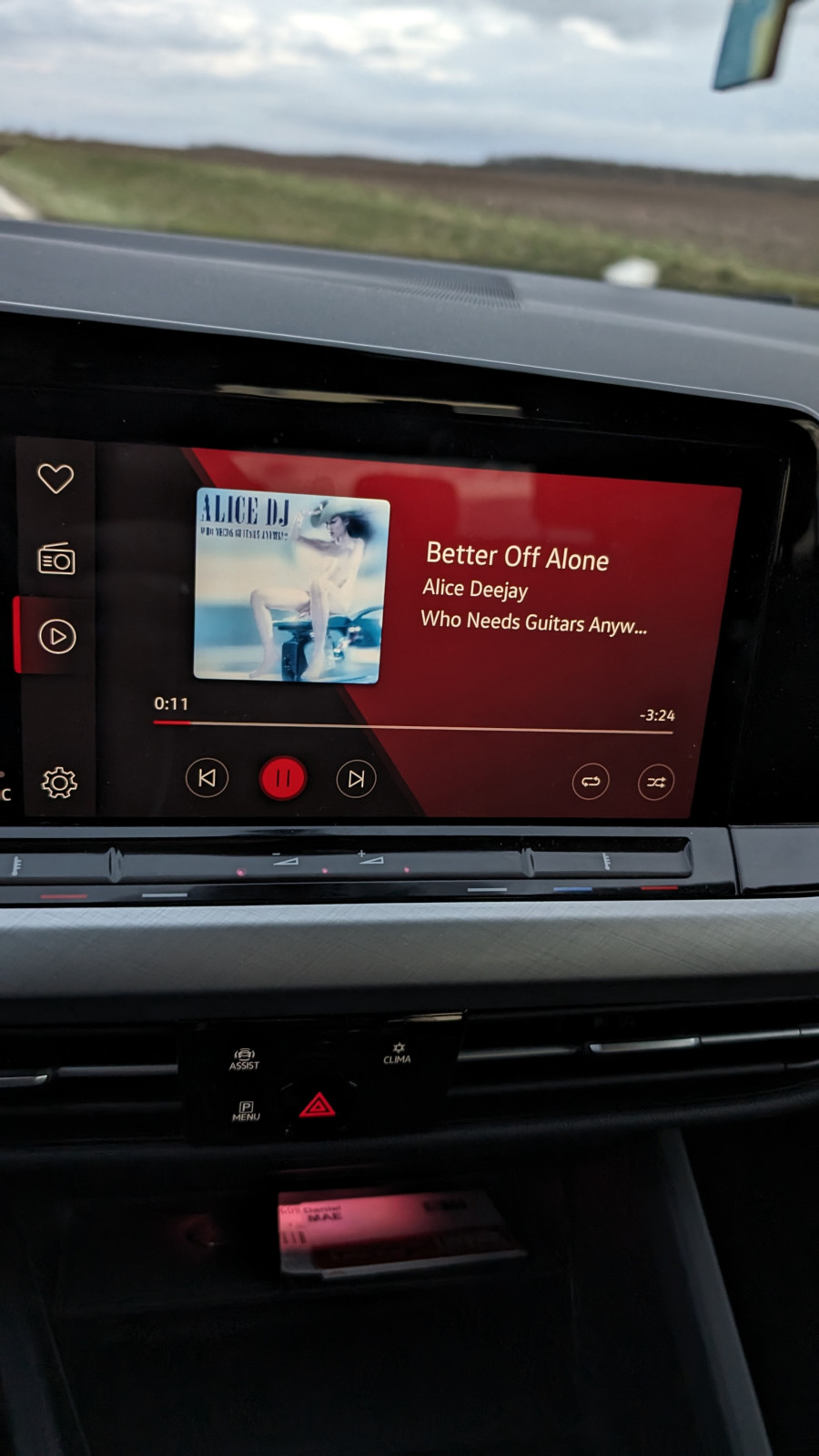 Cover-Anzeige bei Bluetooth Audio