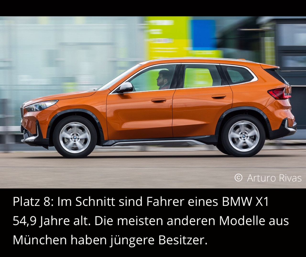 Durchschnittsalter der X1 Besteller/Fahrer