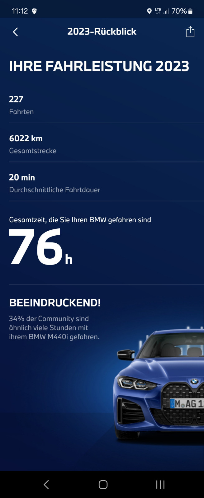My BMW-App: Meine Fahrten
