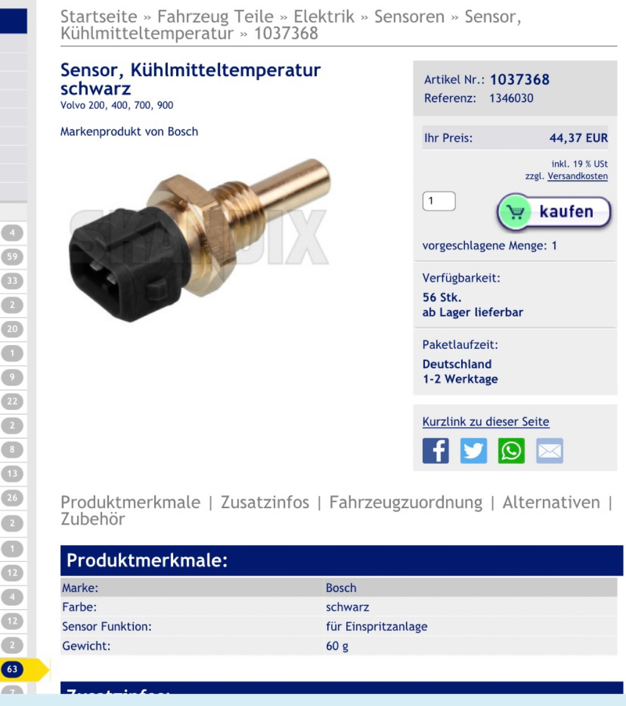 Volvo V70 I 144 PS 2,5 startet kalt / wenn er warm ist nicht mehr Hilfe