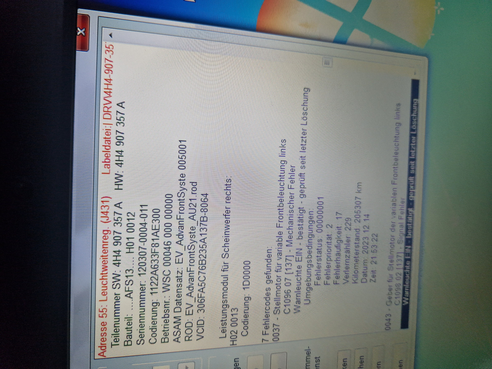 Xenon Scheinwerfer einstellen