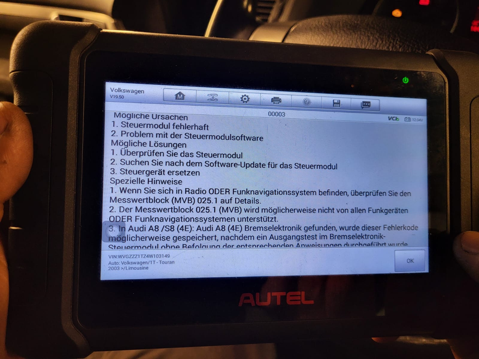 Temperaturproblem des Fahrzeugs - Temperatur bleibt unter 70