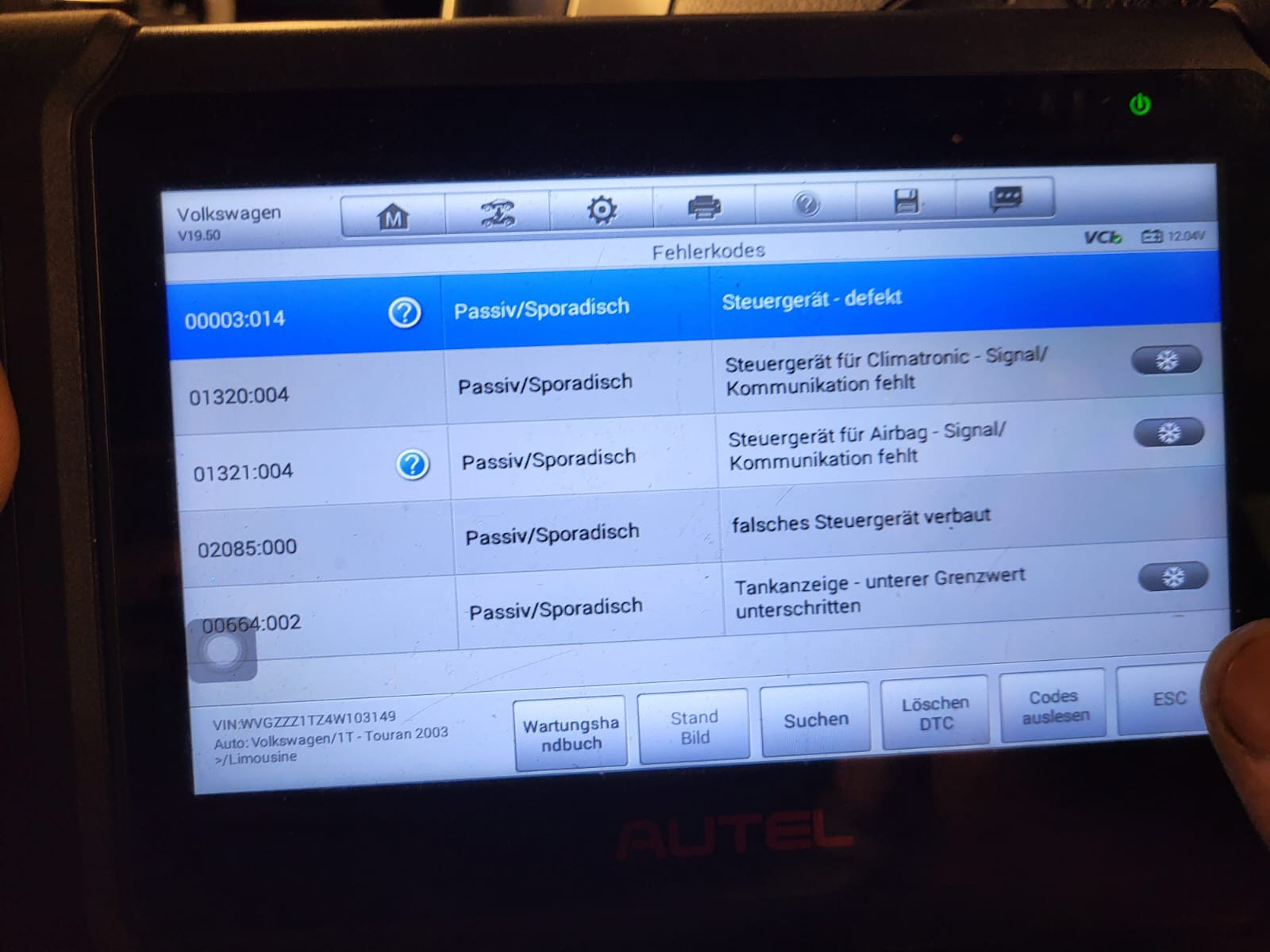 Temperaturproblem des Fahrzeugs - Temperatur bleibt unter 70