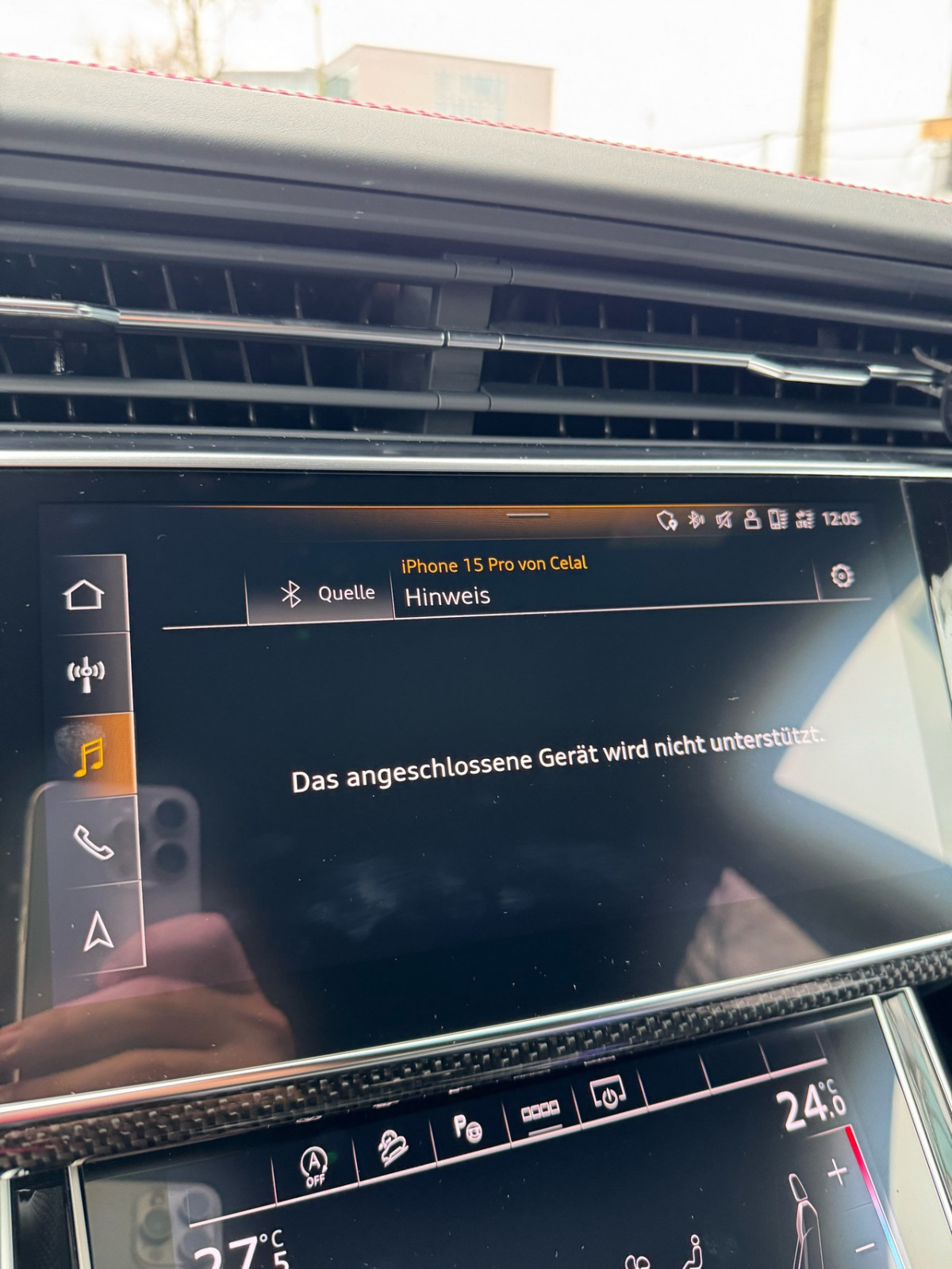 Audi q8 MMI Bluetooth Verbindung nicht möglich