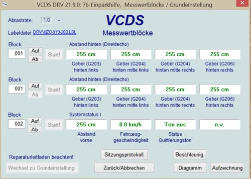PDC VCDS