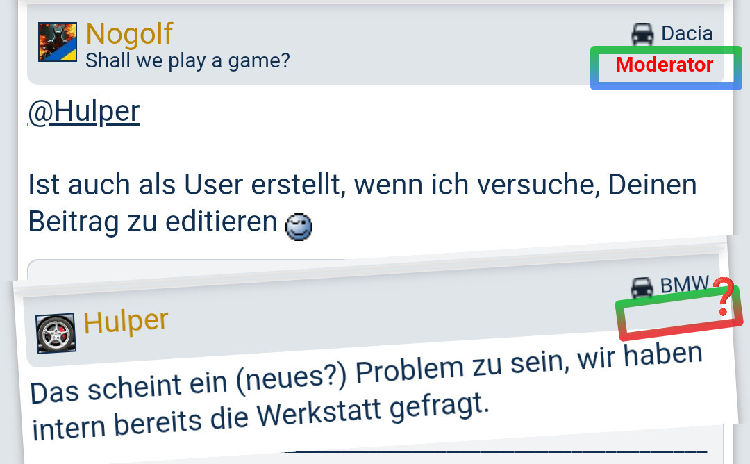 Feedback zur MOTOR-TALK App