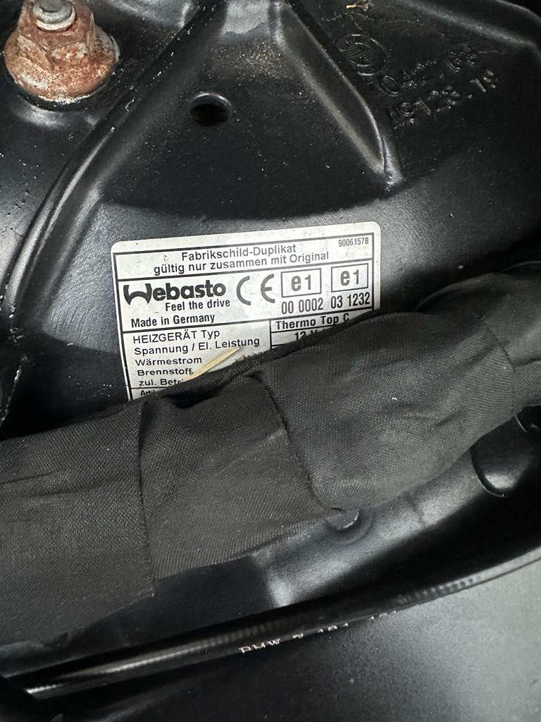 BMW E60 - Standheizung von X5 E53 einbauen?