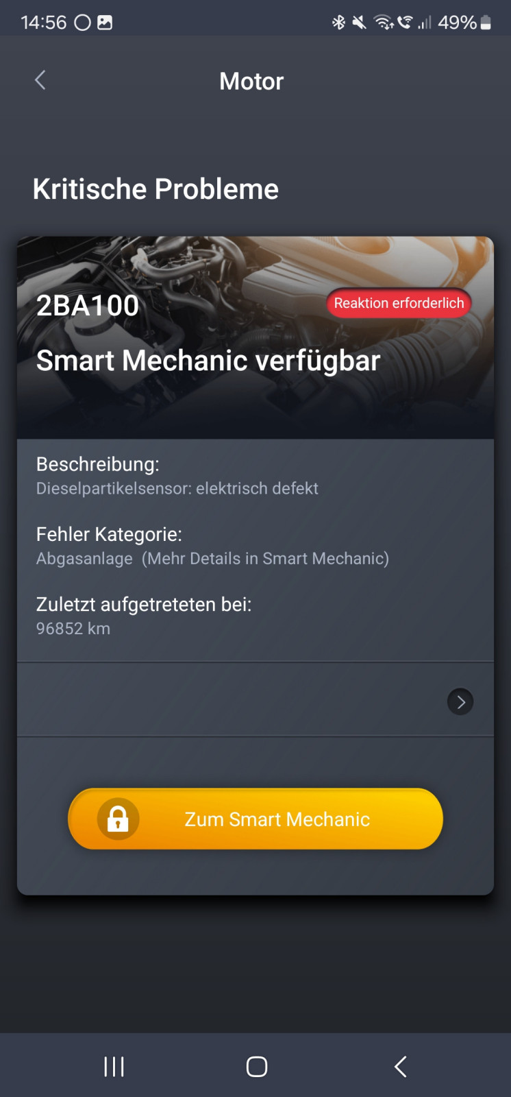 BMW F34 2018 Sicherungsbelegung Dieselpartikelsensor