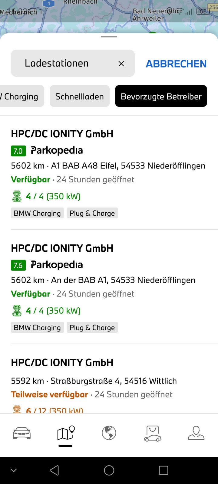 IX1 OS8 07/2023.35 - Bevorzugte Ladepartner - Ionity