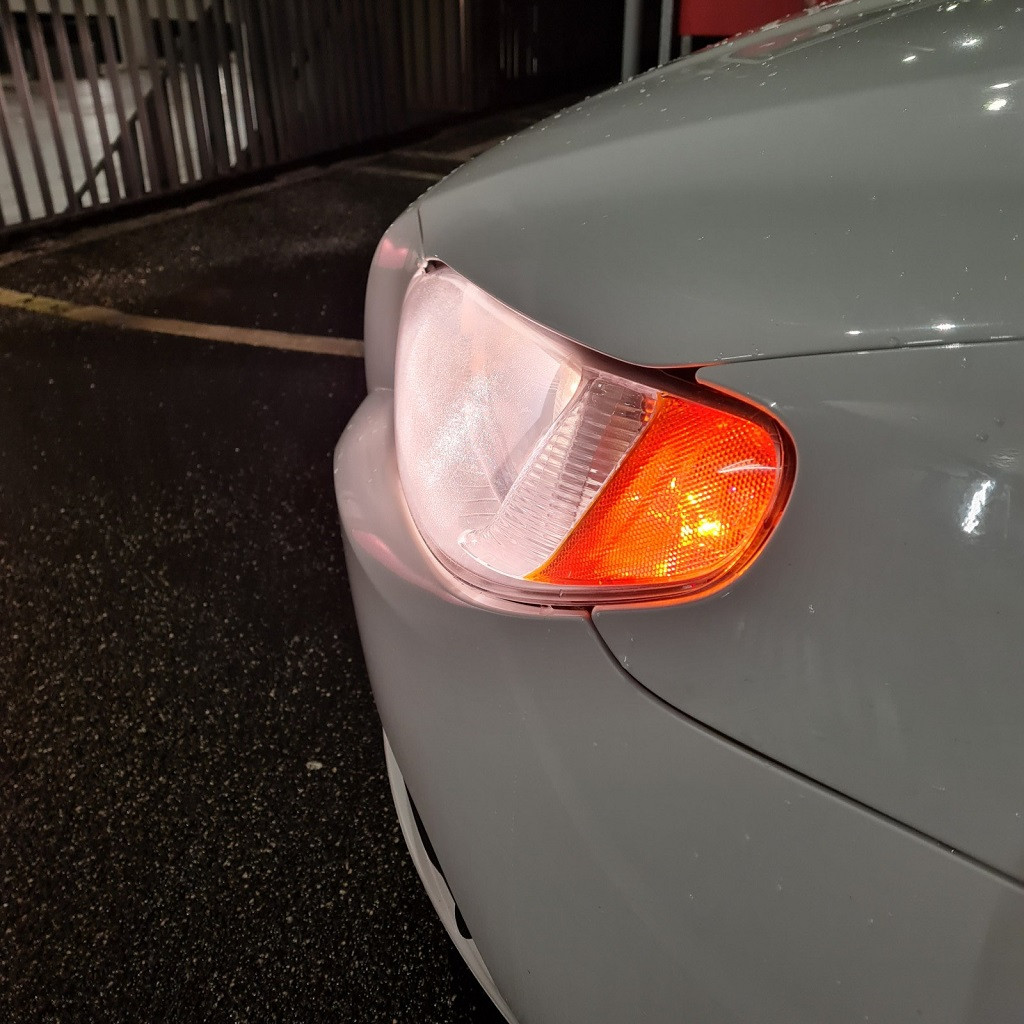 Viel Streulicht im Plastik