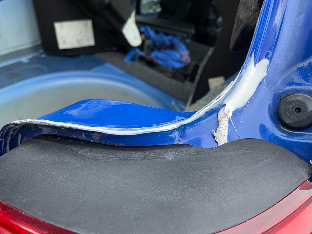 Wassereinbruch am Heck