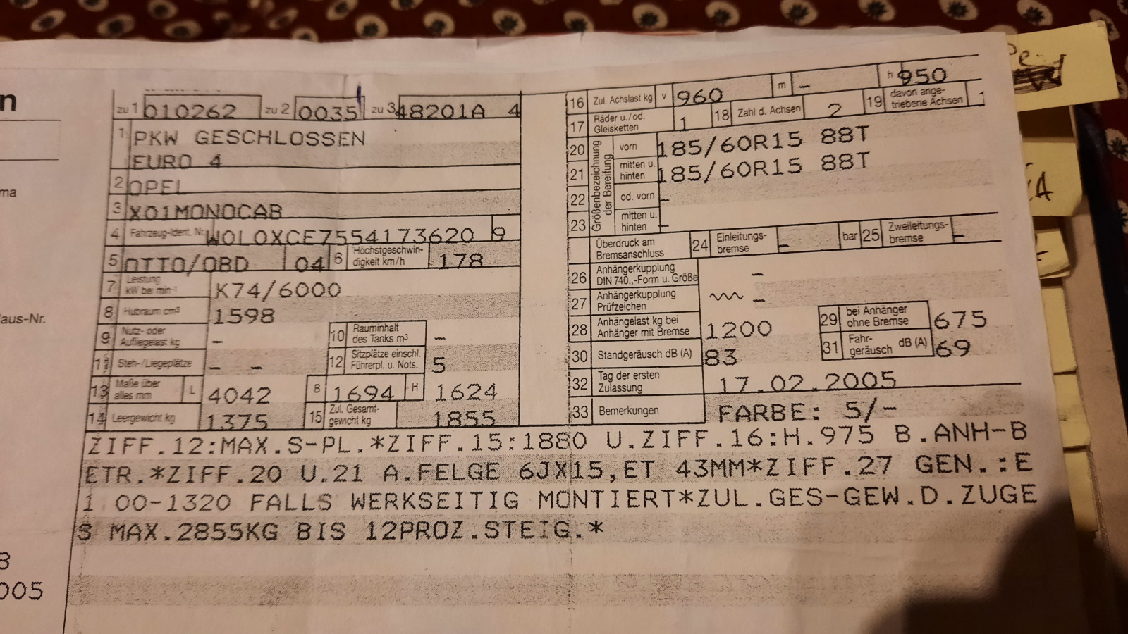 Meldung F im Getriebedisplay