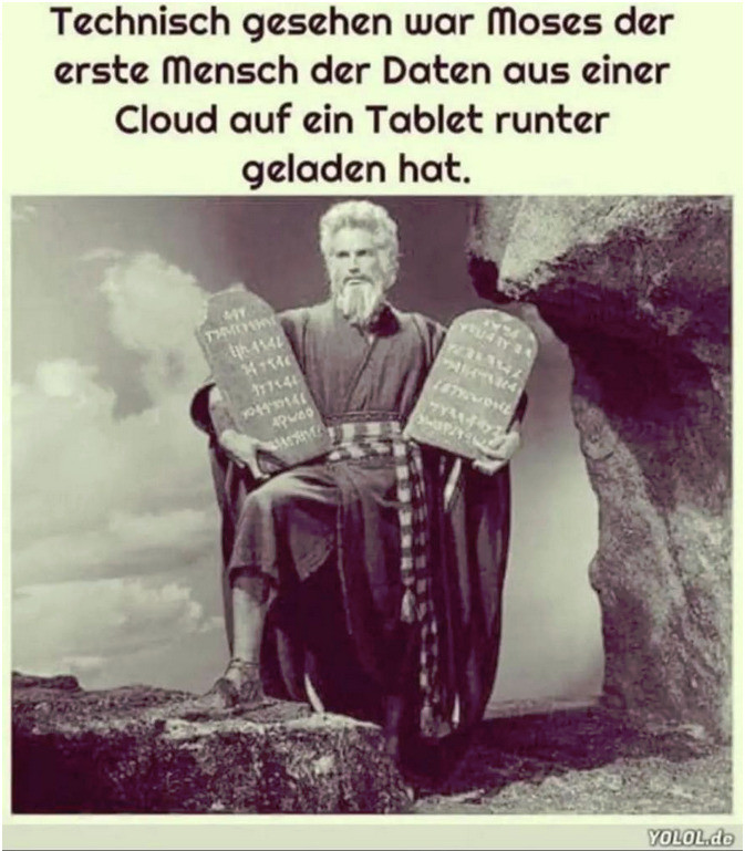 Vielleicht so: Ein Witzefred - um die Biker auf zu lockern