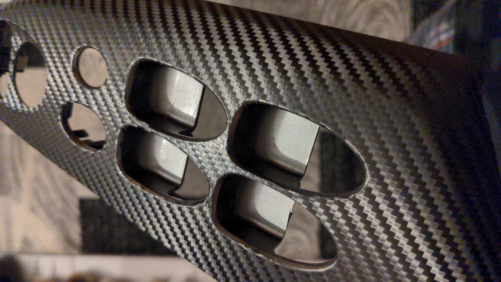 Folierung - Fensterheberknopf-Mulden